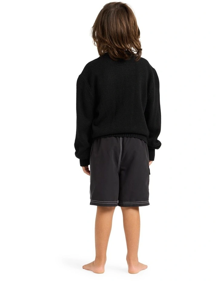 Toddlers Filthy Crew Neck T-shirt in Black image 2