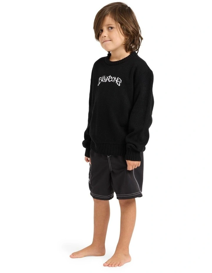 Toddlers Filthy Crew Neck T-shirt in Black image 3