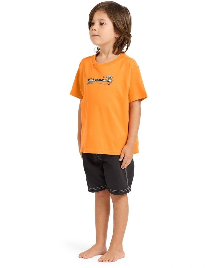 Toddlers Spec 73 T-shirt in Dusty Orange image 3