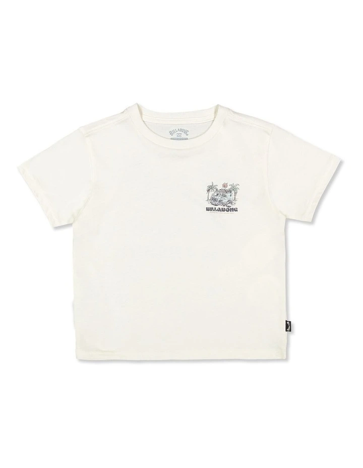 Toddlers Rush To T-shirt in Off White image 1