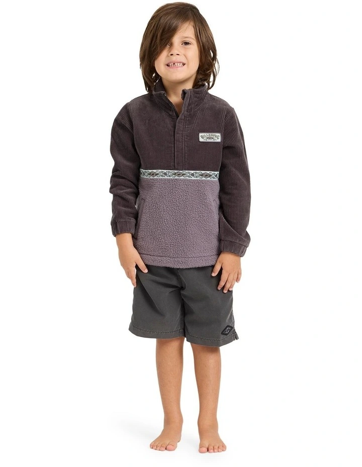 Toddlers Space Lob Mock Neck Sweater in Multi image 1