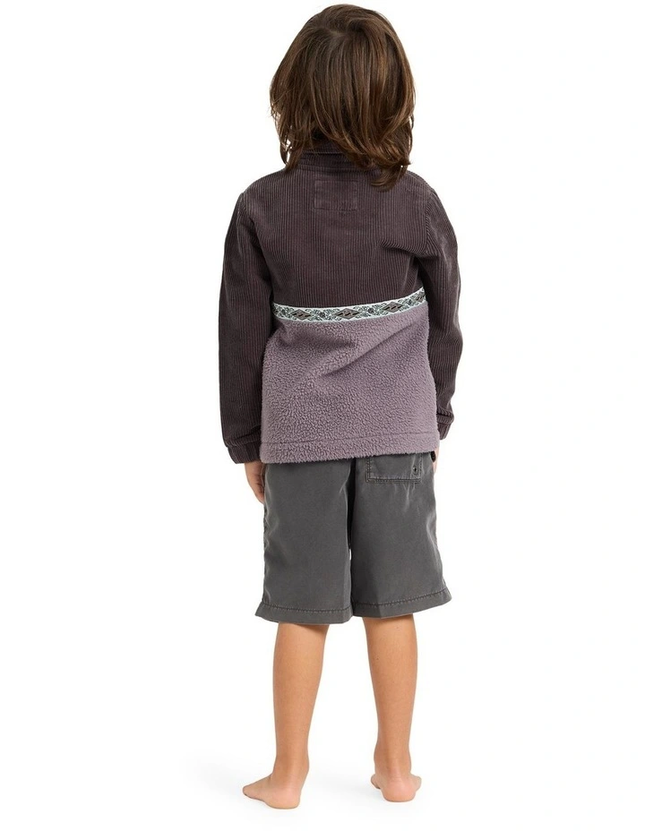 Toddlers Space Lob Mock Neck Sweater in Multi image 2