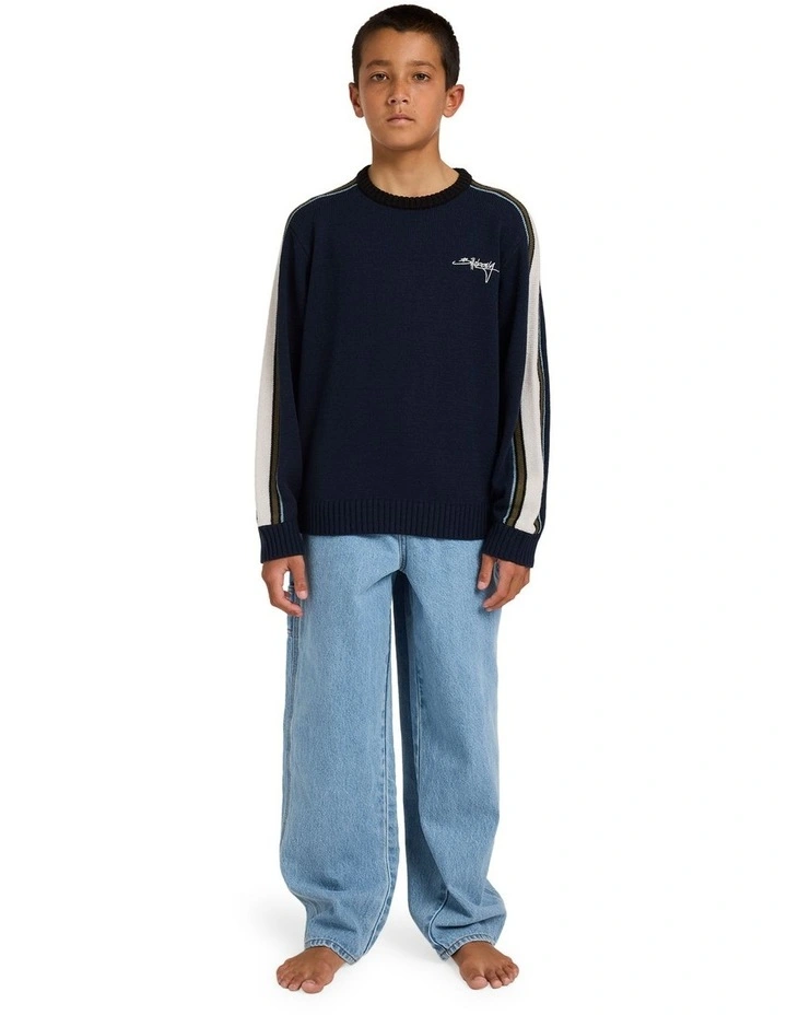 Script Sweatshirt in Navy image 3