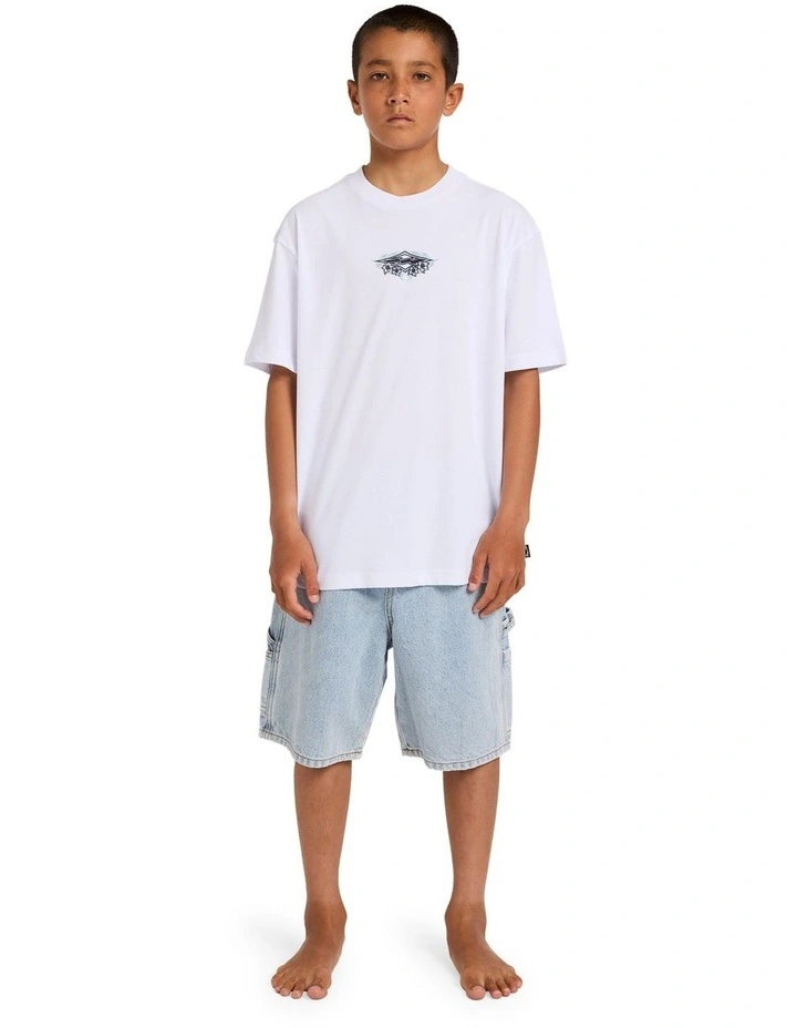 Boys 8-16 Bad Dog 21 Walkshorts In Washed Indigo image 5