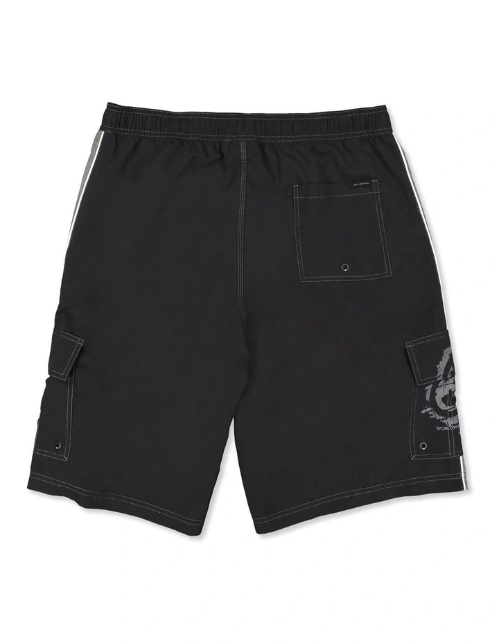 Boys 8-16 Boys Throw On 3.0 18 Boardshorts Black/Grey image 2