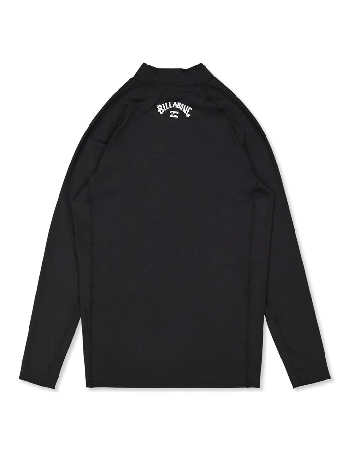 Boys 8-16 Boys All Day Arch Long Sleeve Rash Vest Black image 2