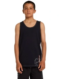 Boys 8-16 Boys Spec Blast Tank Top Off Black