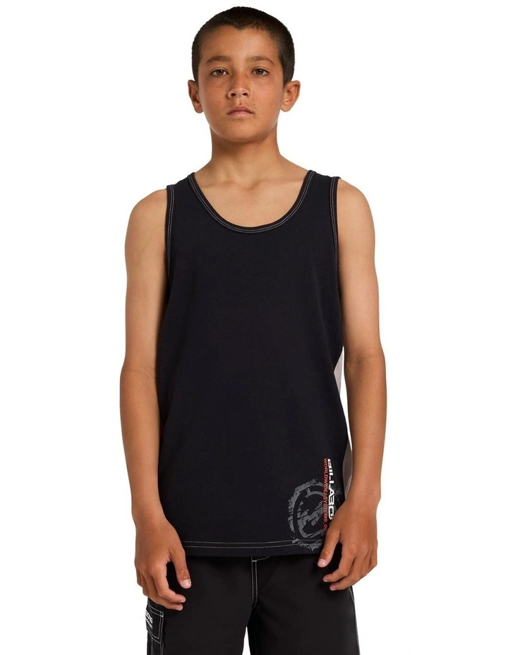 Boys 8-16 Boys Spec Blast Tank Top Off Black image 1