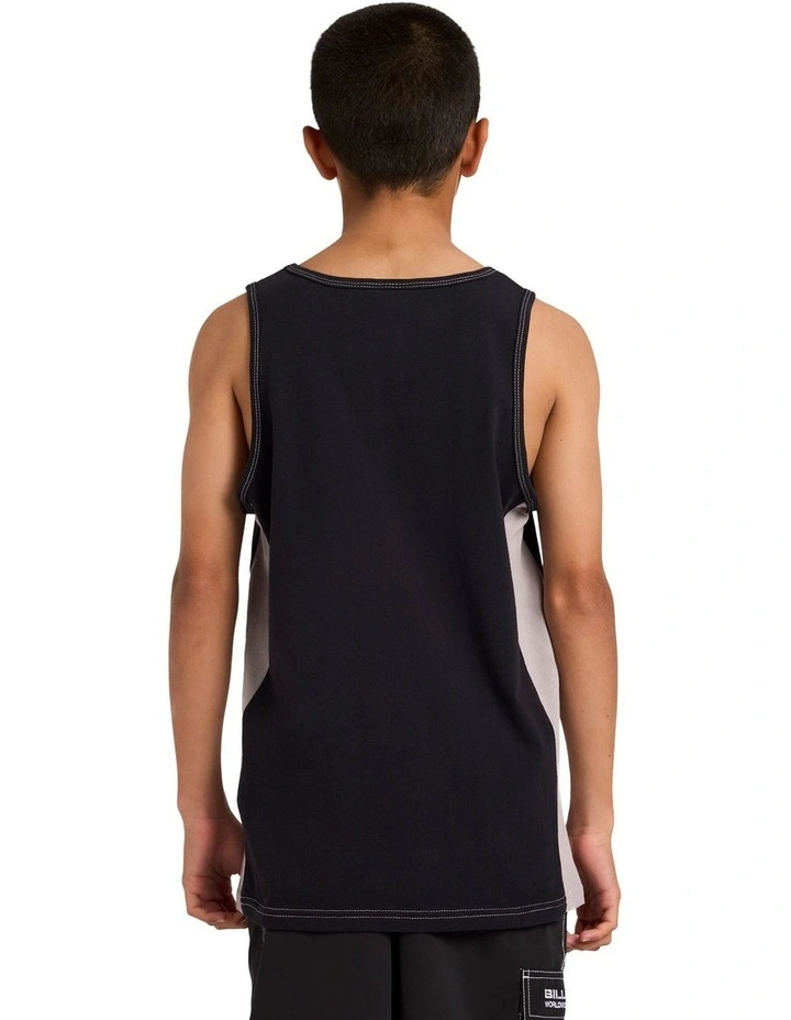 Boys 8-16 Boys Spec Blast Tank Top Off Black image 2