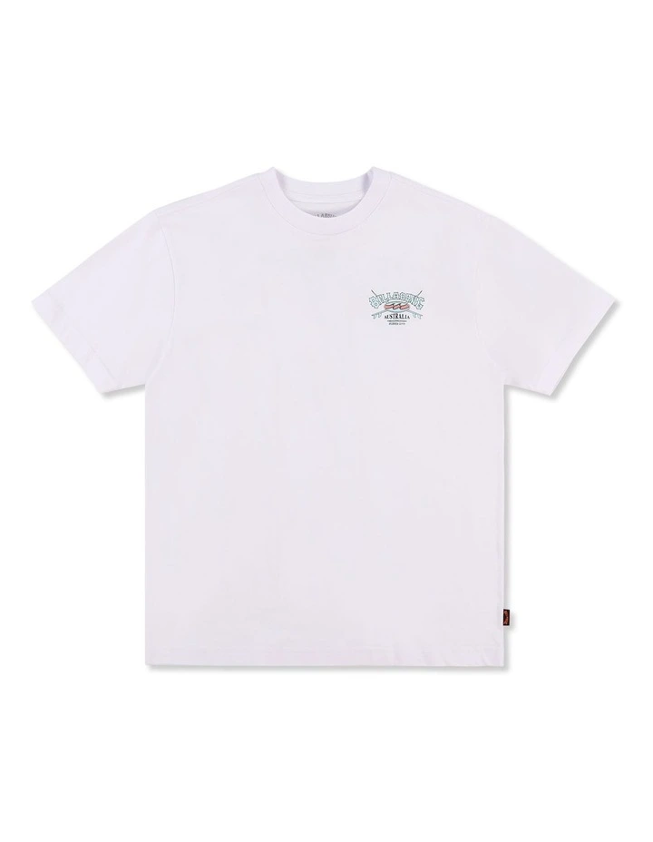 Boys 8-16 Boys Heritage Arch T-Shirt White image 1