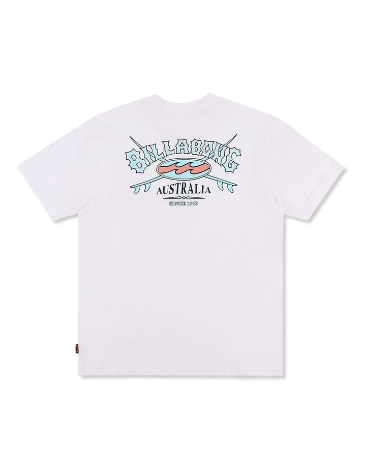 Boys 8-16 Boys Heritage Arch T-Shirt White image 2
