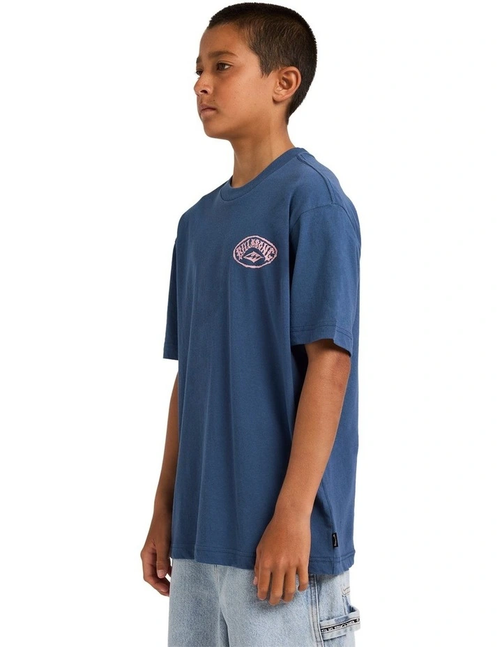 Boys 8-16 Boys Reverse T-Shirt in Dark Denim image 3