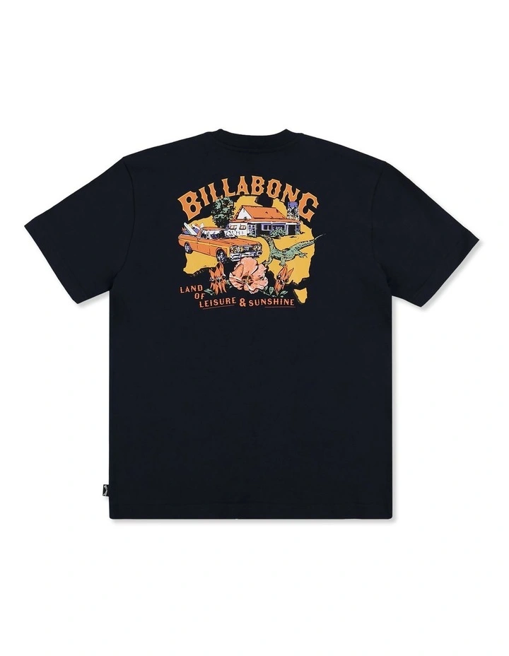 Boys 8-16 Boys Aus Map T-Shirt Navy image 2