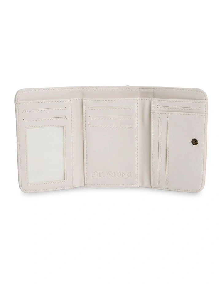 Girls Hibiscus Haze Tri Fold Wallet in Salt Crystal image 4