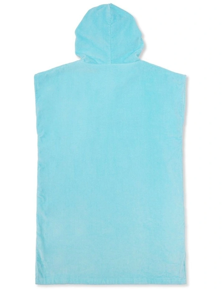 Girls 6-16 Dream Petal Hooded Towel Aqua image 2