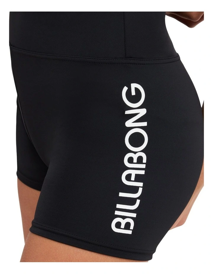 Girls 6-16 Sun Chaser Surf Sport Shorts in Black/Rose Gold image 4