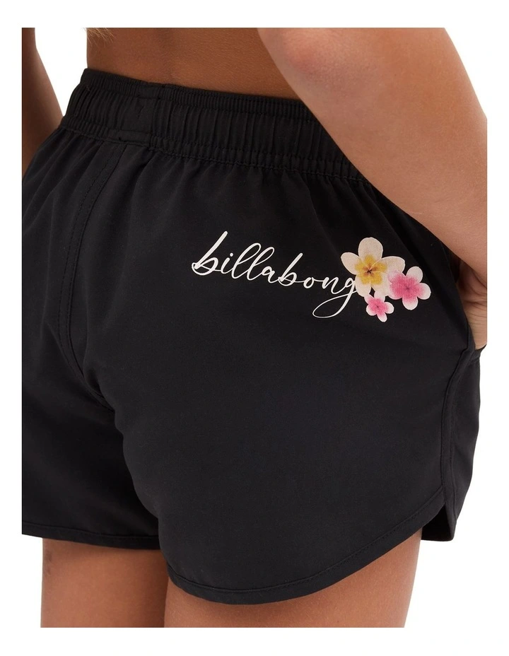 Girls 6-16 Bloom Crush Boardshorts in Black image 4
