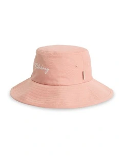 Girls 6-16 Shoreline Club Bucket Hat Dusty Pink