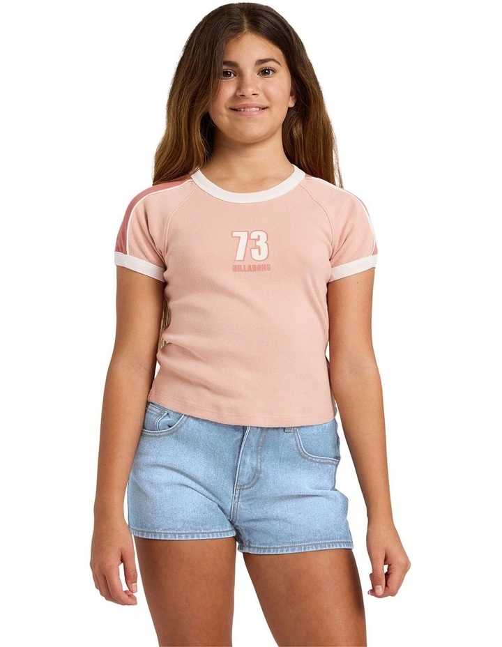 Girls 6-16 Shoreline Club T-Shirt Dusty Rose image 1