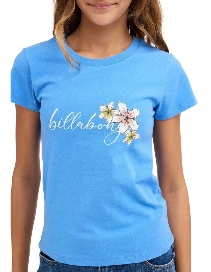 Girls 6-16 Bloom Crush T-Shirt Tidal in Blue image 4