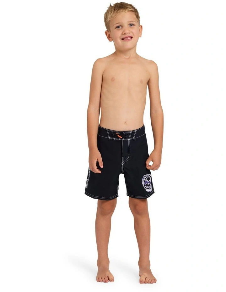 Boys 2-7 Groms Spec Pulse OG 13 Boardshorts in Black image 1