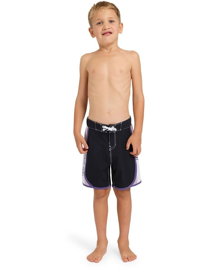 Boys 2-7 Groms Spec Dbah Bio Wave Pro 13 Boardshorts in Black image 1