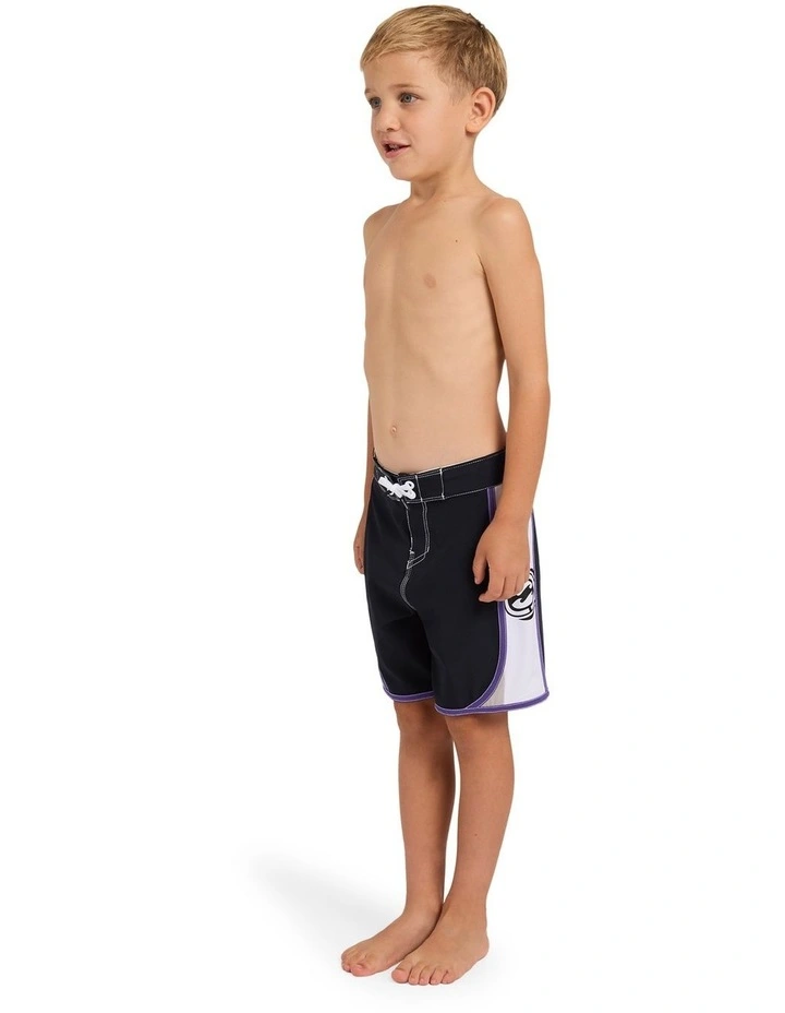 Boys 2-7 Groms Spec Dbah Bio Wave Pro 13 Boardshorts in Black image 3