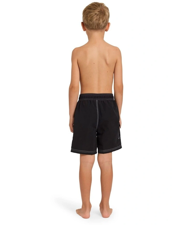 Boys 2-7 Groms Throw On 13 Boardshorts in Black image 2