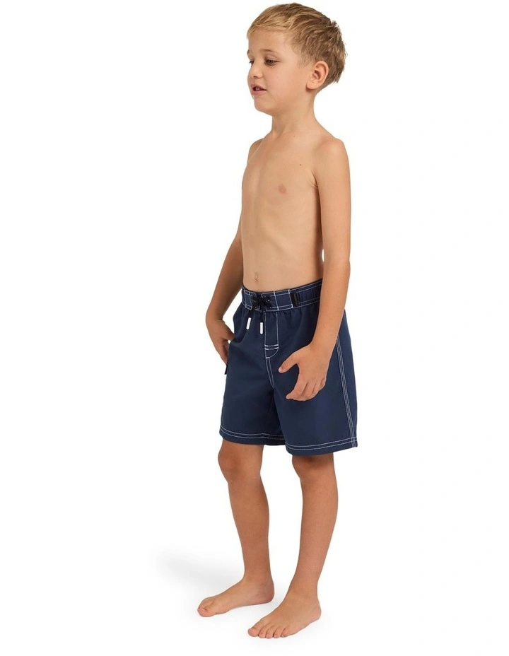 Boys 2-7 Groms Throw On 13 Boardshorts Dusty in indigo image 3