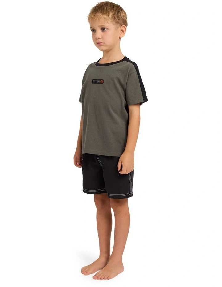 Boys 2-7 Groms Spec Iconic T-Shirt Forest image 3