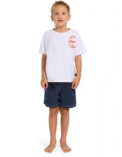 Boys 2-7 Groms Spec Blast T-Shirt in White