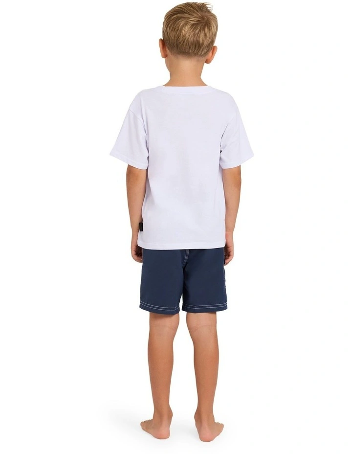 Boys 2-7 Groms Spec Blast T-Shirt in White image 2