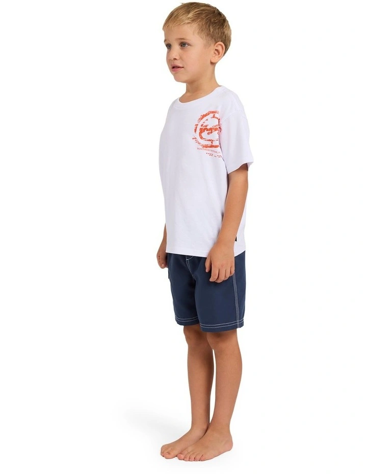 Boys 2-7 Groms Spec Blast T-Shirt in White image 3