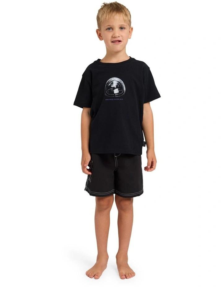 Boys 2-7 Groms Spec Metal T-Shirt in Black image 1
