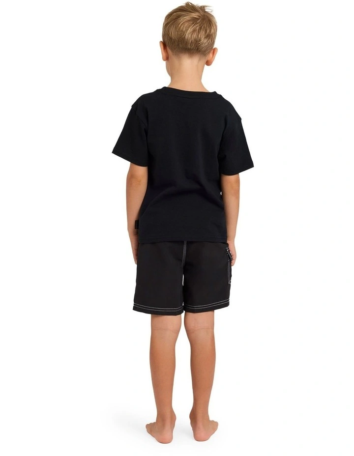 Boys 2-7 Groms Spec Metal T-Shirt in Black image 2