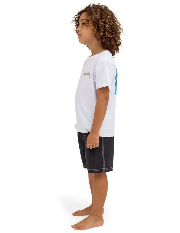 Boys 2-7 Groms R U Down T-Shirt in White image 3