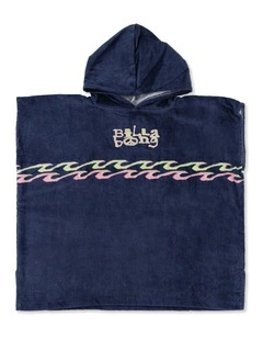 Toddlers Hooded Towel in Real Teal
