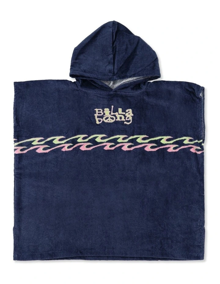 Toddlers Hooded Towel in Real Teal image 1