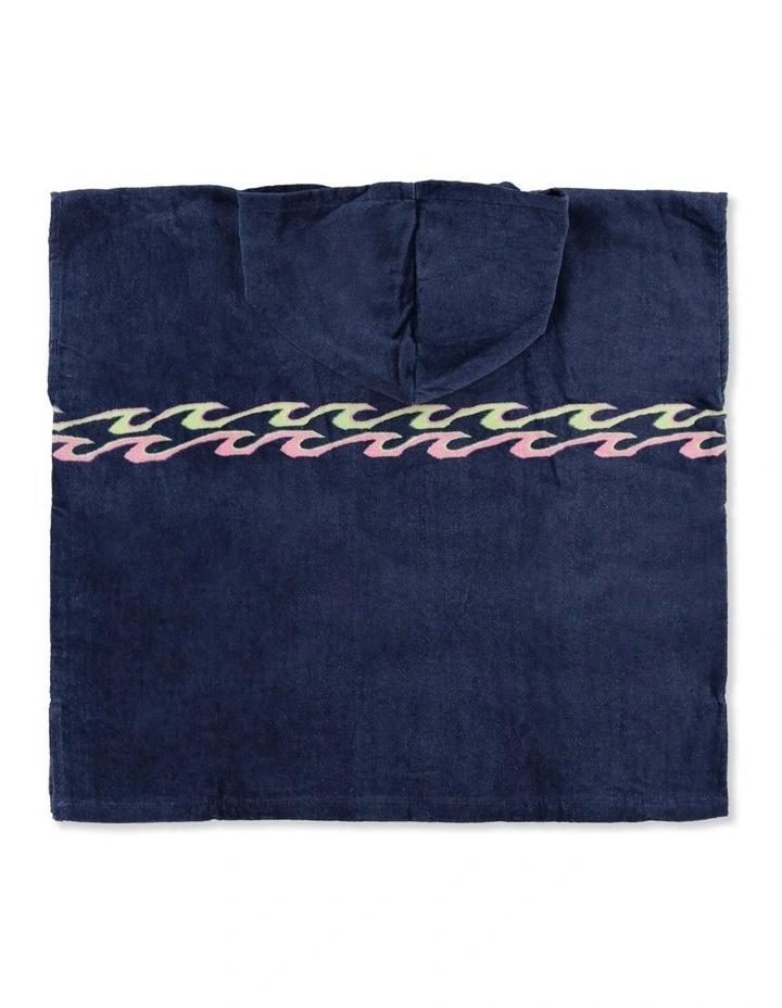 Toddlers Hooded Towel in Real Teal image 2