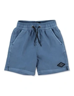 Boys 2-7 All Day Ovd Layback 17 Inch Boardshorts in Steel Blue