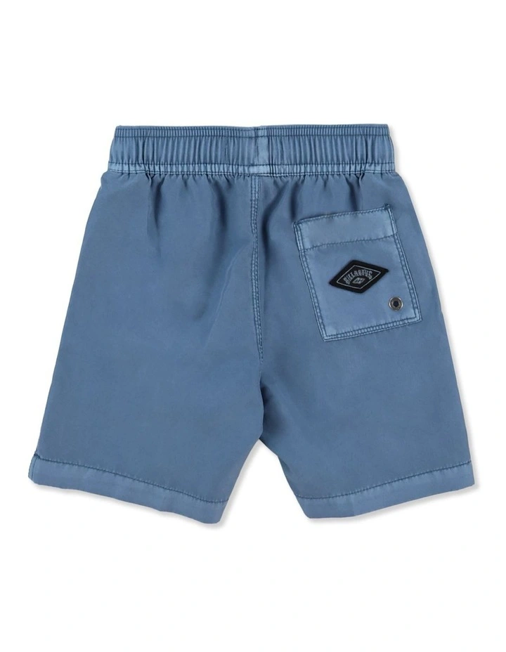 Boys 2-7 All Day Ovd Layback 17 Inch Boardshorts in Steel Blue image 2