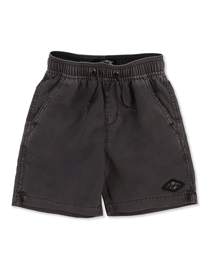 Boys 2-7 All Day Ovd Layback 17 Inch Boardshorts in Washed Black image 1