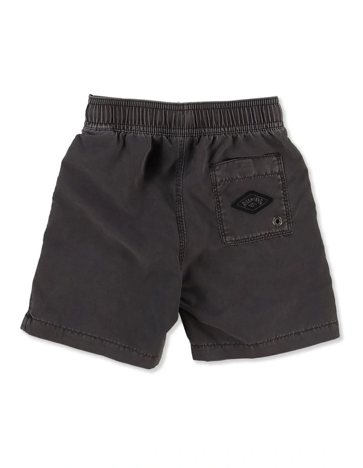 Boys 2-7 All Day Ovd Layback 17 Inch Boardshorts in Washed Black image 2