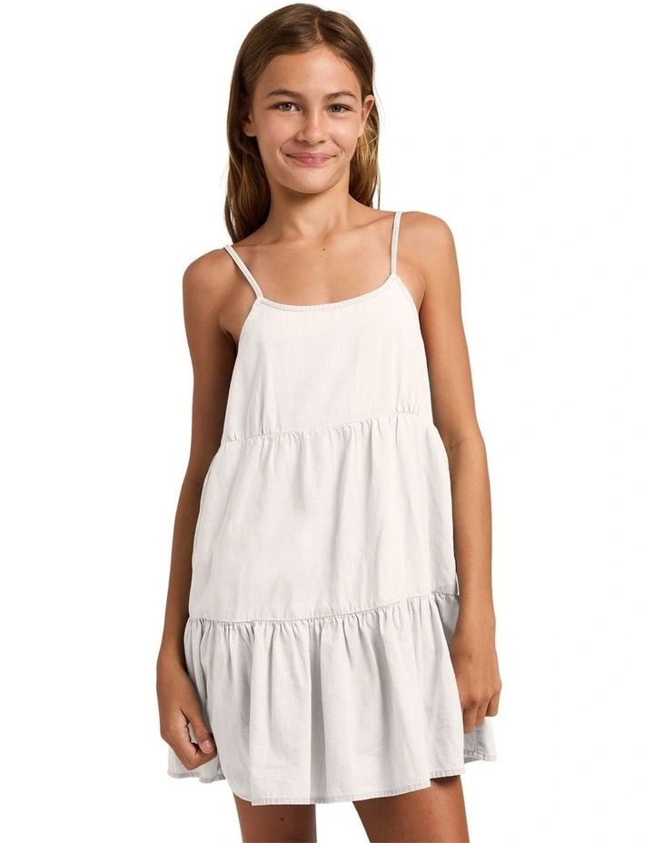 Girls 8-16 Wave After Wave Mini Dress In Salt Crystal image 1