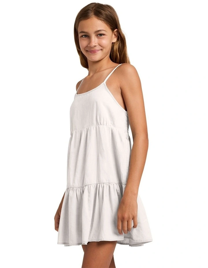 Girls 8-16 Wave After Wave Mini Dress In Salt Crystal image 3