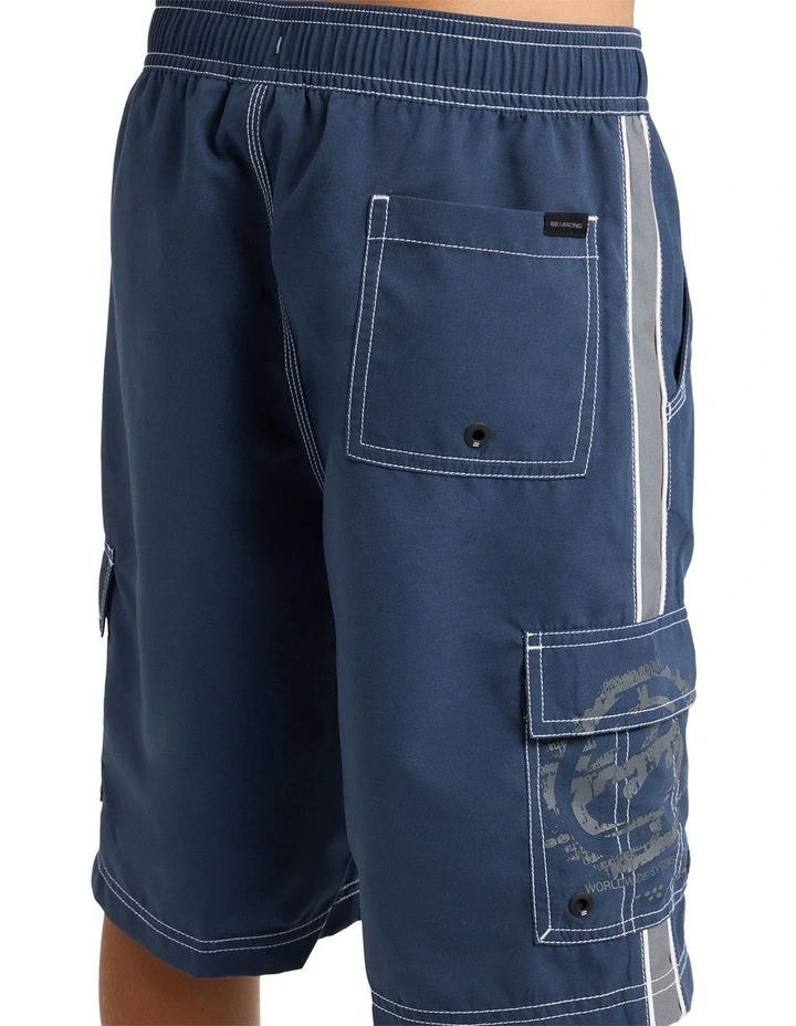 Boys 8-16 Throw On 3.0 19 Inch Boardshorts In Dusty Indigo image 4