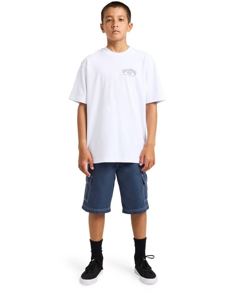 Boys 8-16 Throw On 3.0 19 Inch Boardshorts In Dusty Indigo image 5