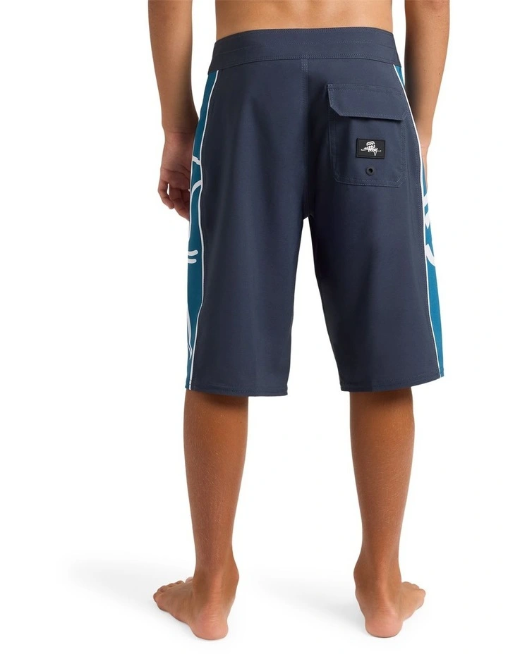 Boys 8-16 D Bah 2.0 Pro 19 Inch Boardshorts In Aged Indigo image 2