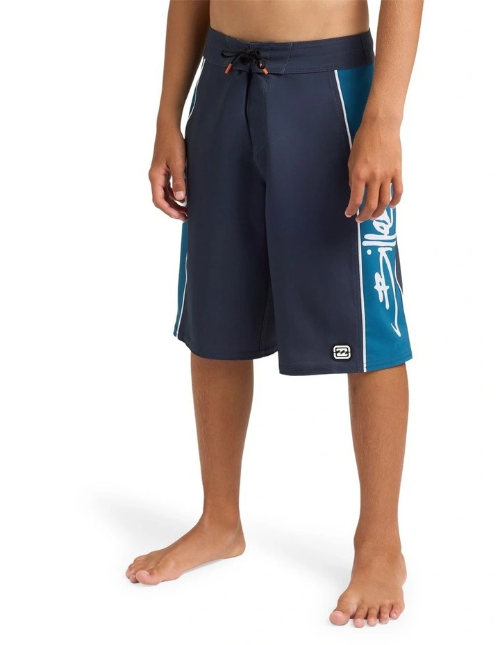 Boys 8-16 D Bah 2.0 Pro 19 Inch Boardshorts In Aged Indigo image 3