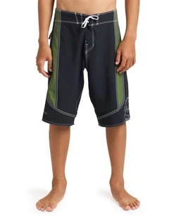 Boys 8-16 Spec 73 Systems Pro 19 Inch Boardshorts In Black